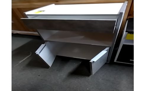 MEUBLE Pour micro ondes blanc gris melaminė