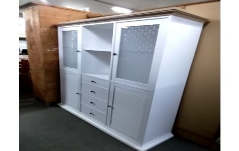 BUFFET Moderne blanc 4p 4 t