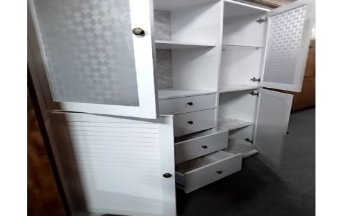 BUFFET Moderne blanc 4p 4 t