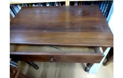 BUREAU 1'T BOIS PIEDS TOURNÉS