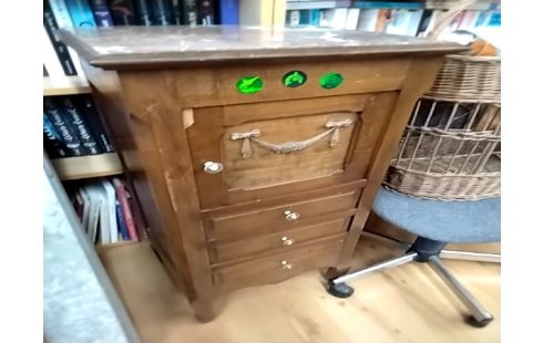 CHEVET 3T 1P CHÊNE MARBRE