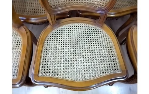 CHAISE LOT DE 6 STYLE LXV