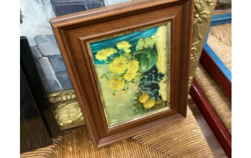 CADRE FLEURS JAUNES PM