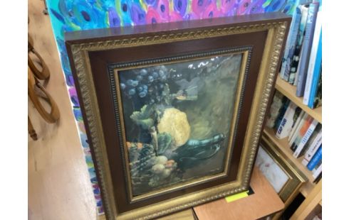 CADRE DORE NATURE MORTE