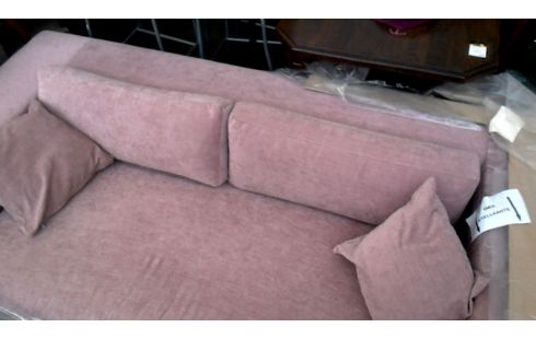 BUTACA. 3 PLAZAS TEJIDO SALMÓN