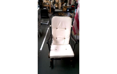 SCHAUCKELSTUHL ANTIK SCHWARZ, , HOLZ