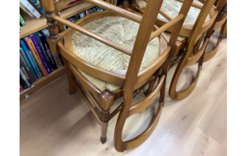 CHAISE PAILLÉES LOT DE 8