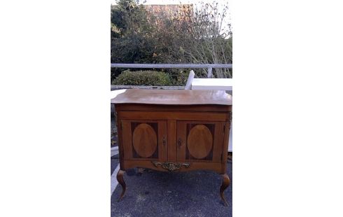 MEUBLE 2 PORTES EN  MARQUETERIE