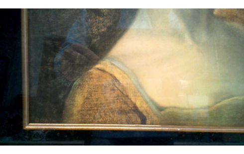 KADER PRENT PORTRET  ACHTER GLAS