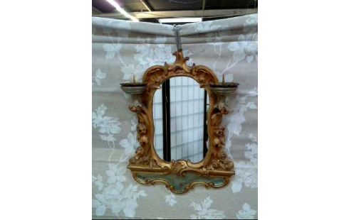 SPIEGEL I.R. HOLZ GOLDF. 2-KERZHALT.