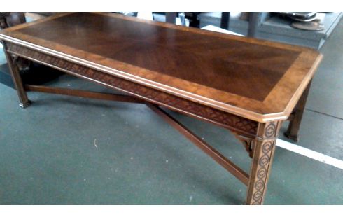 MESA DE SALÓN, , MARQUETERÍA NOGAL