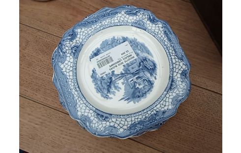 ASSIETTE DECO BLEUES ANGLAIS LANDSCHAPE LOT