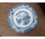 ASSIETTE DECO BLEUES ANGLAIS LANDSCHAPE LOT