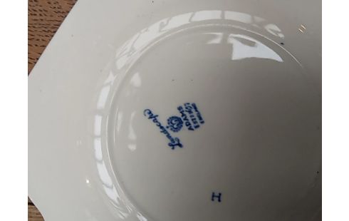 ASSIETTE DECO BLEUES ANGLAIS LANDSCHAPE LOT