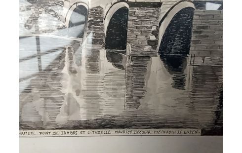 GRAVURE PONT DE JAMBES