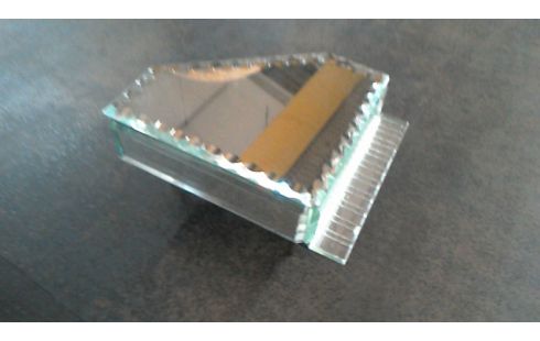 BOITE A BIJOUX MIROIR EP 1960 EN L'ETAT