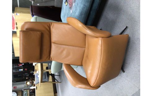 FAUTEUIL RELAX JORI CUIR BRUN