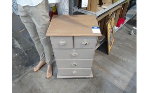 CONFITURIER PEINT TYPE INDUS 5 TIROIRS