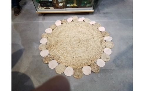 TAPIS ROND JUTE