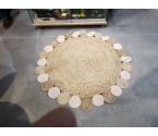 TAPIS ROND JUTE