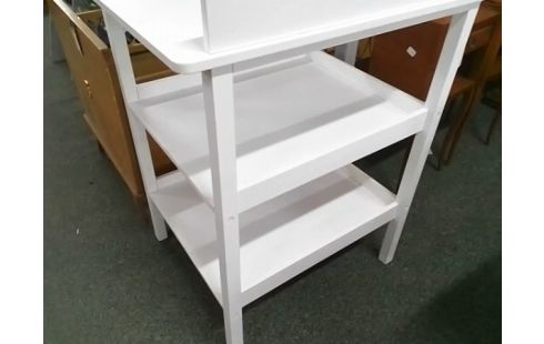 TABLE A LANGER BLANCHE