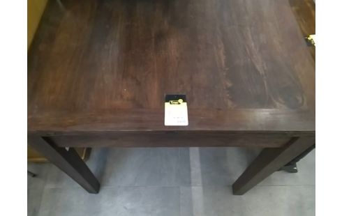 TABLE EXTENSIBLE BOIS MARRON MAISON DU MONDE - 90 X 90 OU 180 X 90 CM