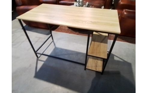 BUREAU DECOR BOIS ET METAL