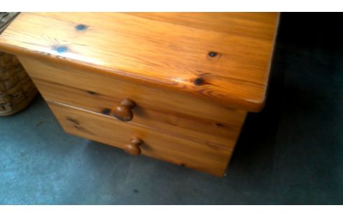 CHEVET EPICEA 2 TIROIRS