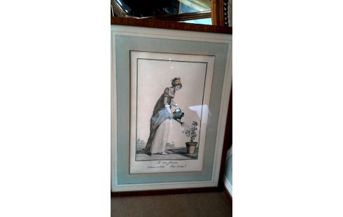 GRAVÜRE FARBIG DAS STÜCK