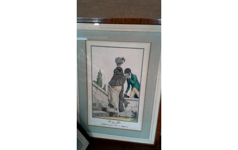 GRAVÜRE FARBIG DAS STÜCK