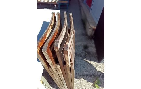 TABLE DE JARDIN PLIANTE+3 CHAISES