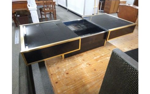 TABLE BASSE ANNEES 70 ROCHE ET BOBOIS