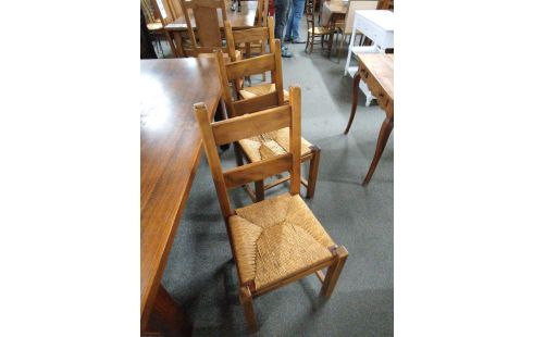 6 CHAISES A REPAILLER