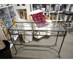 CONSOLE METAL VERRE