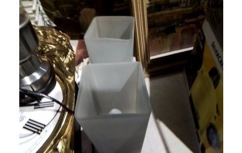 LAMPE VERRE OPAQUE X2