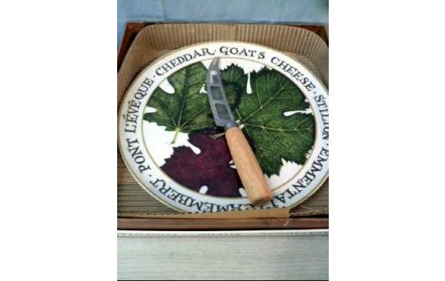 KÄSEPLATTE MIT MESSSER <BIA>