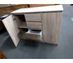 COMMODE 2 P 3 TIROIRS CHENE CLAIR