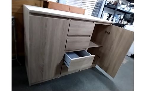 COMMODE 2 P 3 TIROIRS CHENE CLAIR