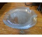 LOT DE 4 PLATS VERRES POISSON