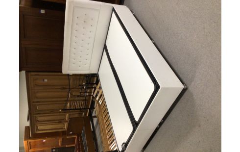 LIT BOXSPRING BLANC