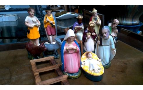 OBJET DECO PLATRE VINTAGE