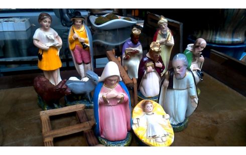 OBJET DECO PLATRE VINTAGE