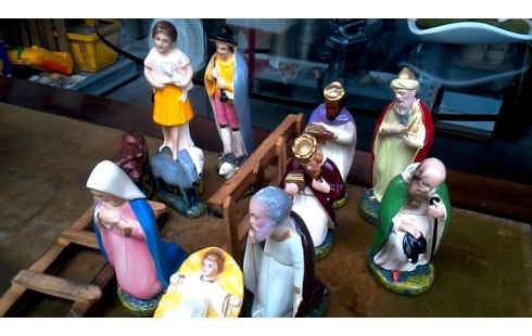 OBJET DECO PLATRE VINTAGE