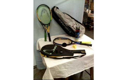 TENNIS-SET 13TLG. <HEAD> 4 SCHLÄGER