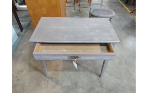 BUREAU CONSOLE 1 TIROIR BOIS PEINT