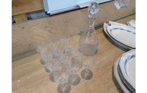 SERVICE CRISTAL + CARAFE