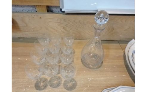 SERVICE CRISTAL + CARAFE