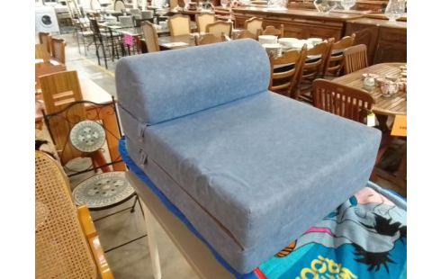 CHAUFFEUSE TISSU BLEU