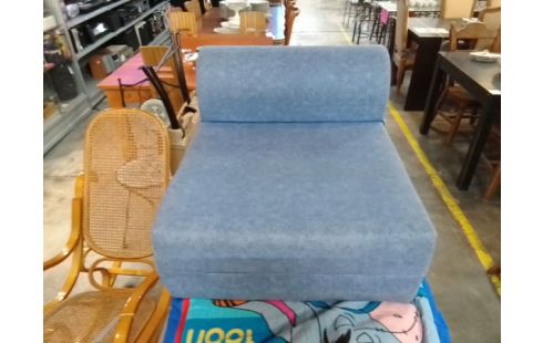 CHAUFFEUSE TISSU BLEU