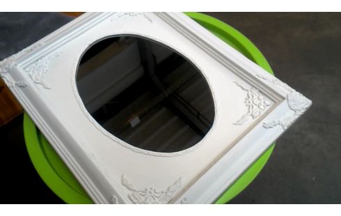 ESPEJO BLANCA OVALADO